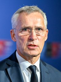 Generální tajemník NATO Jens Stoltenberg v Praze