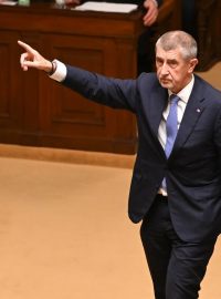 Andrej Babiš ve sněmovně