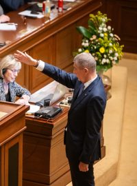 NEDAVAT Mimořádná schůze Poslanecké sněmovny ke koncepci armády do roku 2035, na kterou dorazil také prezident Petr Pavel