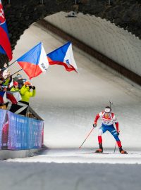 Michala Krčmáře hnali na trati hlasití fanoušci